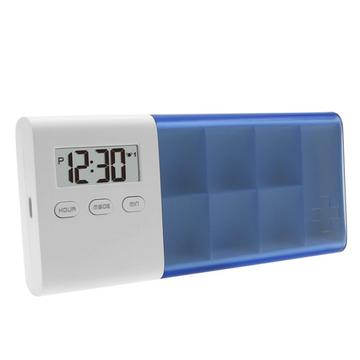 CR-250 Intelligenter Pillen-Organizer mit elektronischem Timer und 7 Fächern - Blau