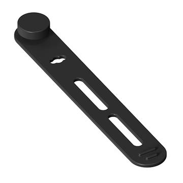 CS04S Wiederverwendbarer Silikon-Kabelbinder - 80mm - Schwarz