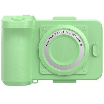 Kamera Shape Wireless Power Bank / Halterung mit Bluetooth Kamera Shutter YR-1 - Grün