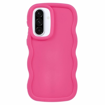 Samsung Galaxy A36/A56 Candy Color Wavy TPU Hülle - Hot Pink