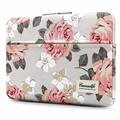 Canvaslife Universal Laptop-Tasche - 13-14" - Weiß Blumen