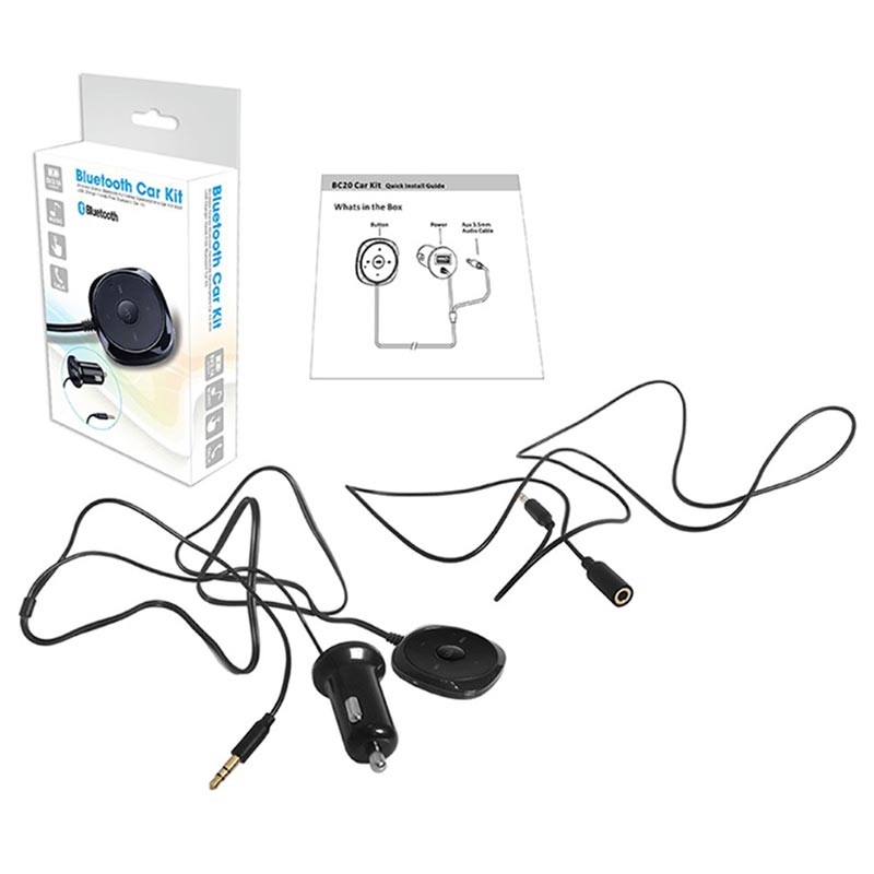 BC20 Auto Zigarettenanzünder Bluetooth Wireless Empfänger MP3 Player Audio  Kabel