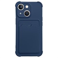 Card Armor Series iPhone 13 Mini Silikonhülle - Navy Blau