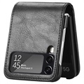 Card Serie Samsung Galaxy Z Flip4 5G Wallet Hülle - Schwarz