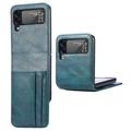 Card Serie Samsung Galaxy Z Flip4 5G Wallet Hülle - Blau