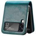 Card Serie Samsung Galaxy Z Flip4 5G Wallet Hülle - Blau