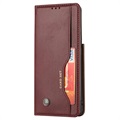 Card Set Serie Samsung Galaxy S21 Ultra 5G Wallet Hülle - Weinrot