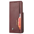 Card Set Series Samsung Galaxy S21 5G Wallet Hülle - Weinrot