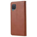 Card Set Serie Samsung Galaxy A22 4G Wallet Hülle - Braun