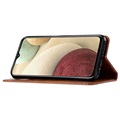 Card Set Serie Samsung Galaxy A22 4G Wallet Hülle - Braun