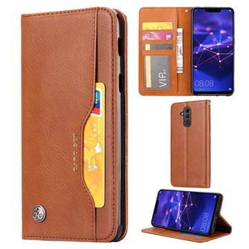 Card Set Serie Huawei Mate 20 Lite Wallet Schutzhülle - Braun