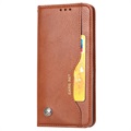 Card Set Series Samsung Galaxy A32 5G/M32 5G Wallet Hülle - Braun