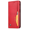 Card Set Serie Samsung Galaxy J6+ Wallet Schutzhülle - Rot