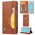 Card Set Serie Sony Xperia XZ2 Compact Wallet Schutzhülle - Braun