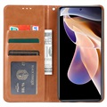 Card Set Series Xiaomi Redmi Note 11 Pro/Note 11 Pro+ Schutzhülle mit Geldbörse - Weinrot