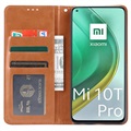 Card Set Series Xiaomi Mi 10T 5G/10T Pro 5G Wallet Hülle - Braun