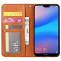 Card Set Series Huawei P30 Lite Wallet Hülle - Braun