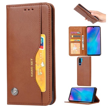 Card Set Huawei P30 Pro Wallet Hülle - Braun