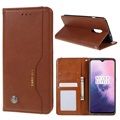 Card Set Series OnePlus 7 Wallet Hülle - Braun