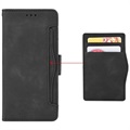 Cardholder Serie HTC Desire 22 Pro Schutzhülle mit Geldbörse - Schwarz