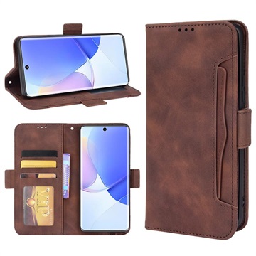 Cardholder Serie Huawei Nova 9 Wallet Hülle - Braun