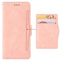 Cardholder Serie Motorola Moto E20 Wallet Hülle - Rosa