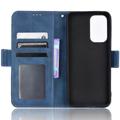 Cardholder Serie Motorola Moto E32 Schutzhülle mit Geldbörse - Blau