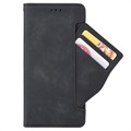 Cardholder Series Motorola Moto E7 Plus Schutzhülle - Schwarz