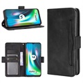 Cardholder Series Motorola Moto E7 Plus Schutzhülle - Schwarz