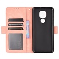 Cardholder Series Motorola Moto E7 Plus Schutzhülle - Rosa