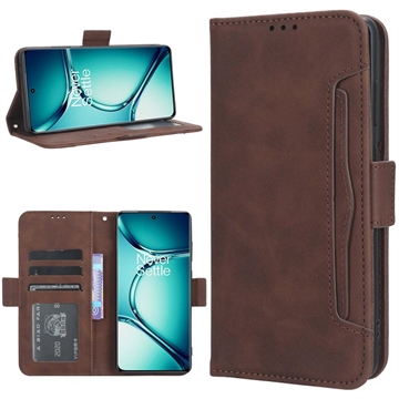 OnePlus Ace 2 Pro Wallet Hülle mit Kartenhalter - Braun