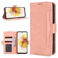 Motorola Moto G73 Wallet Hülle mit Kartenhalter - Rosa