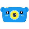 Cartoon HD Kamera für Kinder mit 3 Spiele - 12MP - Bär / Blau