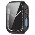 Apple Watch Series 7 Cover mit Panzerglas - 41mm - Schwarz