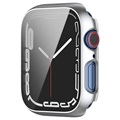 Apple Watch Series 7 Cover mit Panzerglas - 41mm - Silber