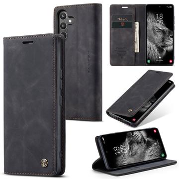 Samsung Galaxy A34 5G Caseme 013 Serie Schutzhülle mit Geldbörse - Schwarz