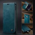 Caseme 013 Serie Samsung Galaxy S10e Schutzhülle mit Geldbörse - Blau