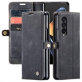 Caseme 013 Serie iPhone 12 Mini Schutzhülle mit Geldbörse - Schwarz