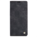 Caseme 013 Serie iPhone 12 Mini Schutzhülle mit Geldbörse - Schwarz