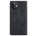 Caseme 013 Serie iPhone 12 Mini Schutzhülle mit Geldbörse - Schwarz