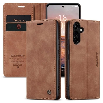 Samsung Galaxy A54 5G Caseme 013 Serie Schutzhülle mit Geldbörse - Braun