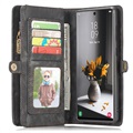 Caseme 2-in-1 Multifunktions Samsung Galaxy S22 Ultra 5G Wallet Hülle - Schwarz