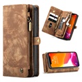 Caseme 2-in-1 Multifunktions iPhone 12 mini Wallet Hülle - Braun