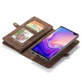 Caseme 2-in-1 Multifunktions Samsung Galaxy S10 Wallet Hülle - Braun