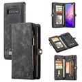 Caseme 2-in-1 Multifunktions Samsung Galaxy S10 Wallet Hülle - Schwarz