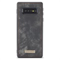 Caseme 2-in-1 Multifunktions Samsung Galaxy S10 Wallet Hülle - Schwarz