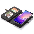 Caseme 2-in-1 Multifunktions Samsung Galaxy S10 Wallet Hülle - Schwarz