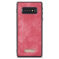 Caseme 2-in-1 Multifunktions Samsung Galaxy S10 Wallet Hülle - Rot