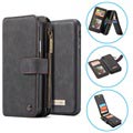 Caseme 2-in-1 Multifunktions iPhone XS Max Wallet Hülle - Schwarz