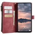 Caseme C30 Multifunktions Samsung Galaxy A33 5G Wallet Hülle - Rot